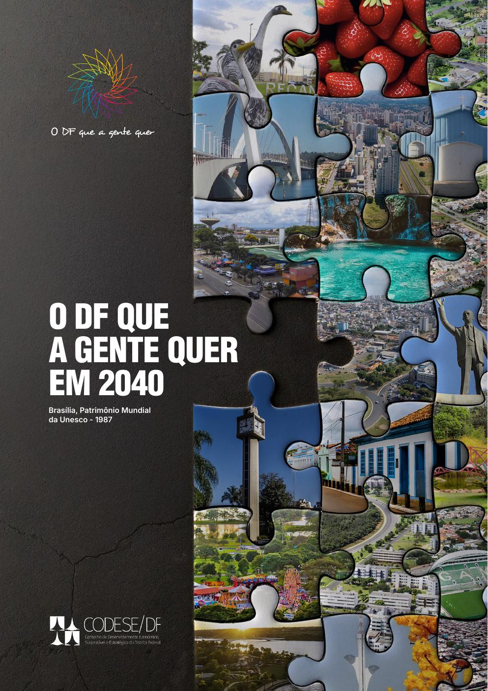 Capa do livro O DF que a gente quer em 2040
